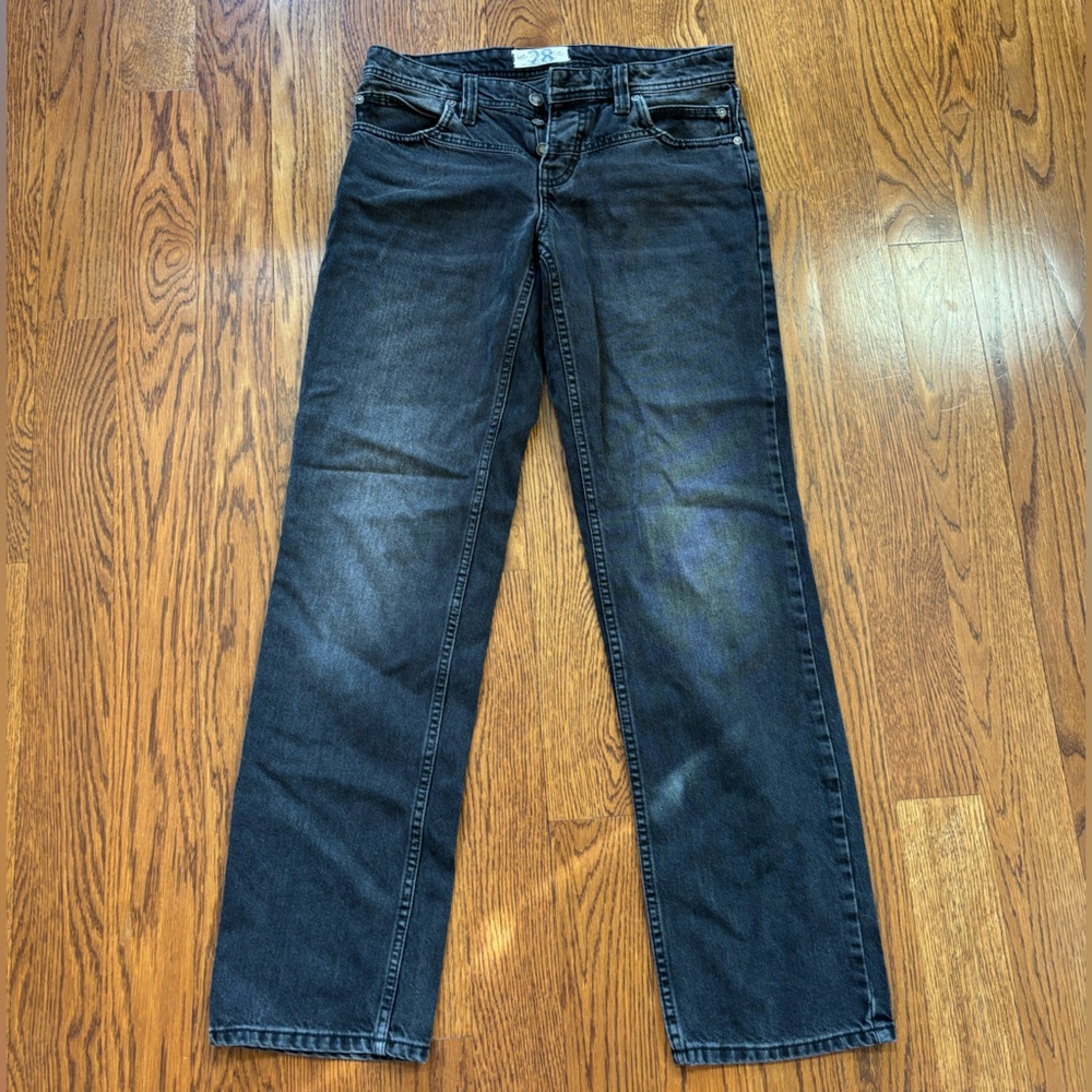 Free People Low Rise Black Jeans